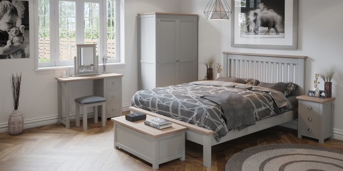 Pemberley stone bedroom furniture collection